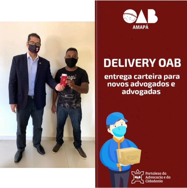 Delivery OAB entrega carteira para novos advogados e advogadas